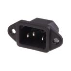 IEC штекер мужской panel крепление 10A 15A RS Pro 811-7207 (63-3000-10)