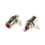 RCA гнездо женский никель ...1 пакет 5 штук RS Pro 411-081 (63-4616-79)