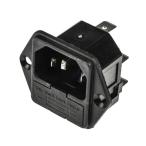 IEC штекер мужской panel крепление 10A Bulgin PF0002/63 (63-4633-75)