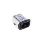 IEC фильтр мужской IEC стандарт IEC / EN 60939 panel крепление 3A 250 V ac