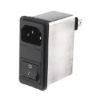 IEC фильтр мужской IEC стандарт C14 зажим in 5x20mm 1A 250 V ac (63-4799-31)