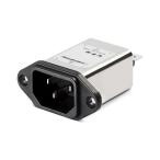 IEC фильтр мужской IEC стандарт C14 panel крепление 6A 250 V ac (63-4945-82)