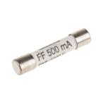 SIBA シバ セラミック管ヒューズ 500mA 超速断型 6.3ｘ32mm 1kV ac/dc 70-172-40/0.5A (63-5036-89)