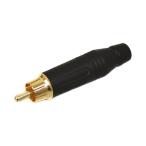 RCA штекер мужской золотой ... Anne feno-ruACPR-BLK (63-5127-61)