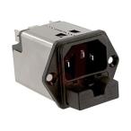 IEC коннектор мужской panel крепление 6A 5x20mm Schurter 5220.0623.1 (63-5160-04)