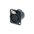 XLR коннектор женский 4 высшее распорка золотой ...Neutrik Neutrik NC4FD-LX-B (63-5167-74)
