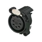 XLR коннектор женский 5 высшее распорка золотой ...Neutrik Neutrik RSNC5FAH-D (63-5174-19)