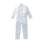 つなぎ服 白 L 山田辰 1-1500-WH-L (63-6487-10)