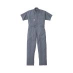 半袖つなぎ服 グレー 4L 山田辰 1-3751-G1-4L (63-6491-27)