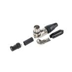 XLR коннектор женский 3 высшее свет угол кабель крепление серебряный ...Neutrik Neutrik NC3FRX (63-6566-52)