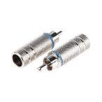 RCA штекер мужской никель ...1 пакет 5 штук RS Pro 411-065 (63-6637-31)