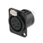 XLR коннектор женский 5 высшее распорка panel крепление RS Pro 457-932 (63-6653-91)