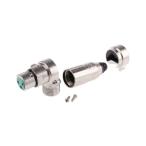 XLR коннектор женский 3 высшее свет угол кабель крепление серебряный ...Switchcraft R3F (63-6657-77)