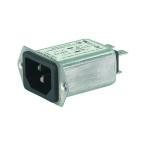IEC фильтр мужской IEC стандарт C14 panel крепление None плавкий предохранитель 2A 250 V ac (63-6667-93)