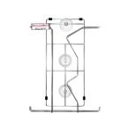 エンボス手袋 化粧箱専用ハンガーC型 65×310×H420 東京パック 3700540 (63-7225-53)