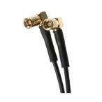 SMA r/a plug to r/a plug cable,RG174,.5m