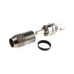 RCA штекер мужской никель серебряный ...1 пакет 5 штук RS Pro 484-9304 (63-7578-63)
