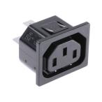 IEC штекер C13 женский зажим in 15A 1 коробка 100 штук Schurter 4724.0000 (63-7620-51)
