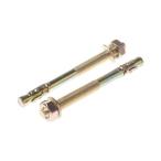  якорь болт, уголь элемент сталь M10 установка дыра диаметр 10mm длина 120mm 1 пакет 10 штук RS Pro 908-6974 (63-8072-54)