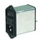 IEC фильтр мужской IEC стандарт C14 panel крепление 8A 250 V ac 1 коробка 20 штук (63-8328-44)