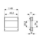  адаптер Electromechanical Hour Counter для Crouzet 26546849 (64-0424-73)