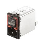 IEC фильтр мужской IEC стандарт C14 panel крепление 2 плавкий предохранитель 5 x 20mm 6A 250 V ac (64-0604-59)
