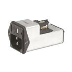 IEC фильтр мужской IEC стандарт C14 винт 1 2 плавкий предохранитель 5 x 20mm 4A 125 V ac,250 V ac (64-1267-96)