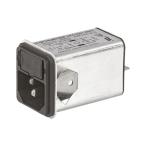 IEC фильтр мужской IEC стандарт C14 зажим in 1 2 плавкий предохранитель 5 x 20mm 10A 125 V ac,250 V ac