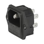 IEC коннектор C14 мужской винт установка 10A 5 x 20mm Schurter 6200.21 (64-1677-59)
