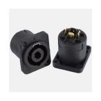  громкоговоритель коннектор 4 высшее мужской panel крепление RS Pro 176-3389 (64-2740-23)