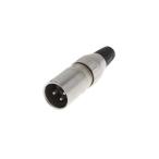 XLR коннектор мужской 4 высшее кабель крепление серебряный ...Roxburgh EMC 701-0400 (64-2887-74)