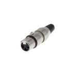 XLR коннектор женский 3 высшее кабель крепление серебряный ...Roxburgh EMC 708-0300 (64-2887-86)