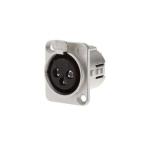 XLR коннектор женский 4 высшее panel крепление серебряный ...Roxburgh EMC 716-0400 (64-2888-04)