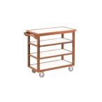  из дерева сервис Wagon 900×450×H870mm Kanazawa машина SA-67E (64-5195-69)
