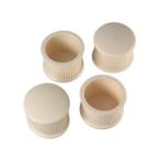  ножек колпак 28mm круг белый 4 штук высокий logic 57015 (64-7749-48)