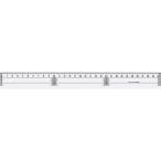 アクリル直線定規 ライオン事務器 A-10 (64-8257-48)