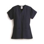 スクラブス UNISEX 3ポケット トップ ネイビー XXS スクラブス Z1004 (64-8952-44)