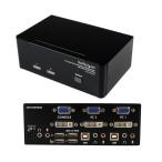2 порт двойной дисплей DVI&VGA соответствует KVM переключатель аудио соответствует /USB2.0 ступица есть (65-1893-57)