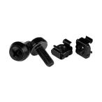 M6 винт 12mm & клетка гайка 100 комплект черный StarTech.com CABSCREWM62B (65-1902-77)