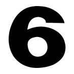 マグネット切り文字 ブラック 6 ダイドーハント 10177782 (65-1933-85)