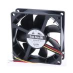  ось . вентилятор источник питания напряжение :12 V dc DC 80 x 80 x 25mm гора . электрический 9S0812F4011 (65-8054-61)