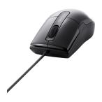 有線BlueLEDマウス 静音/3ボタン Sサイズ ブラック BUFFALO BSMBU26SSBK (65-9225-15)