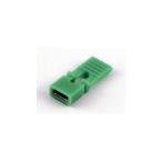 ジャンパーピン つまみ付き 2.54mmピッチ 緑 GB GB-JMP-25GH (67-0402-14)