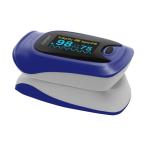 パルスオキシメータ カスタマイズモデル ブルー ちゃいなび pulse-500D02-Blue 医療機器認証取得済 (67-2384-45)