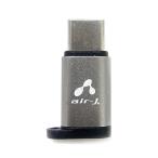 Type-C 変換アダプター microUSB to Type-C エアージェイ CA-CUSB2 (67-3120-58)