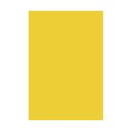 色画用紙 四つ切 ひまわり 5枚 カウネット 3736-7459 (67-4732-83)