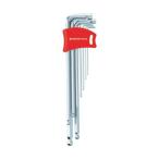 ボール付ロング六角棒レンチセット (1.5、2、2.5、3、4、5、6、8、10) 1セット (9本入)  212LDH