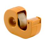 セロテープ小巻カッター付 まっすぐ切れるタイプ 幅15mm×長さ9m ニチバン CT-15DCY (67-6847-55)