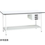 軽量作業台 KADタイプ/耐荷重180kg/メラミン天板/中板付/引出付/固定式W900×D600×H900KAD-096CTMW
