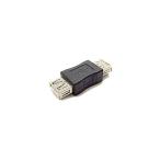 USB中継アダプタ [USB-A メス-メス USB-A] ブラック SUAF-UAF SSAサービス 67-9066-84